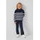 s.Oliver flared broek donkerblauw
