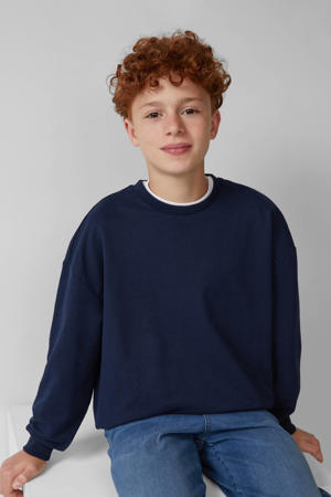 sweater donkerblauw