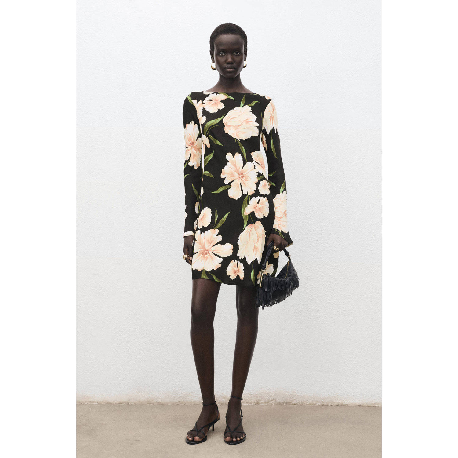 Mango mini jurk zwart