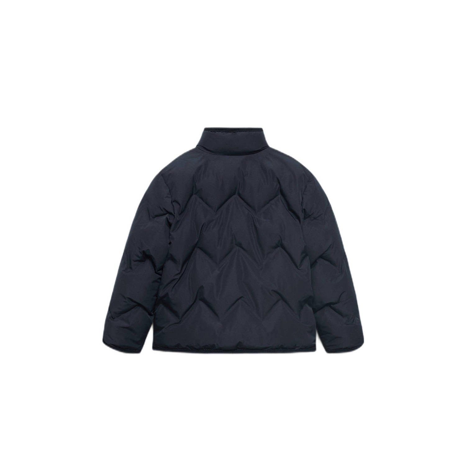 Mango Kids gewatteerde jas marine