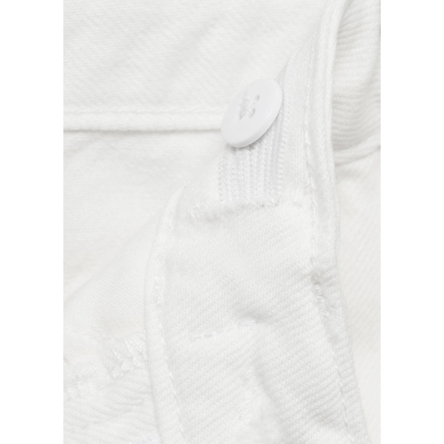 Mango Kids wide leg jeans wit