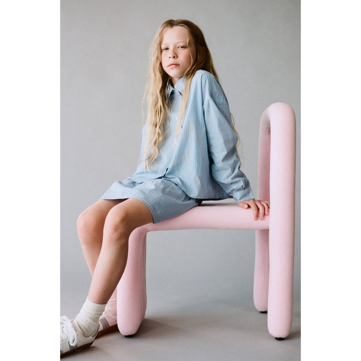 Mango Kids blouse blauw