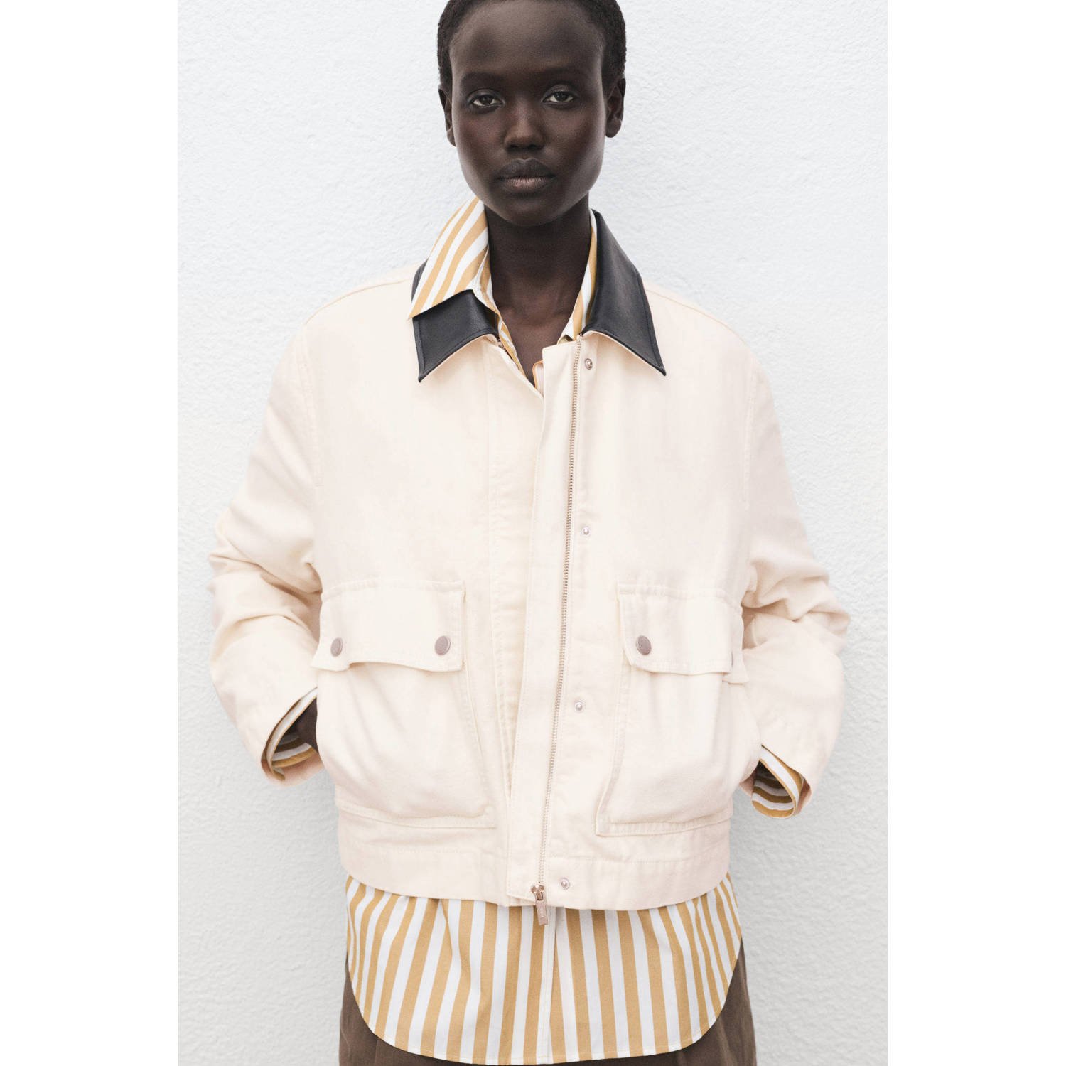 Mango jasje beige