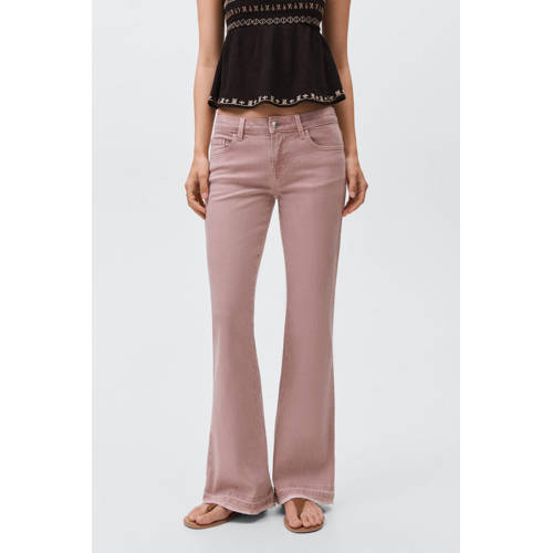 MANGO TEEN flared jeans roze afbeelding