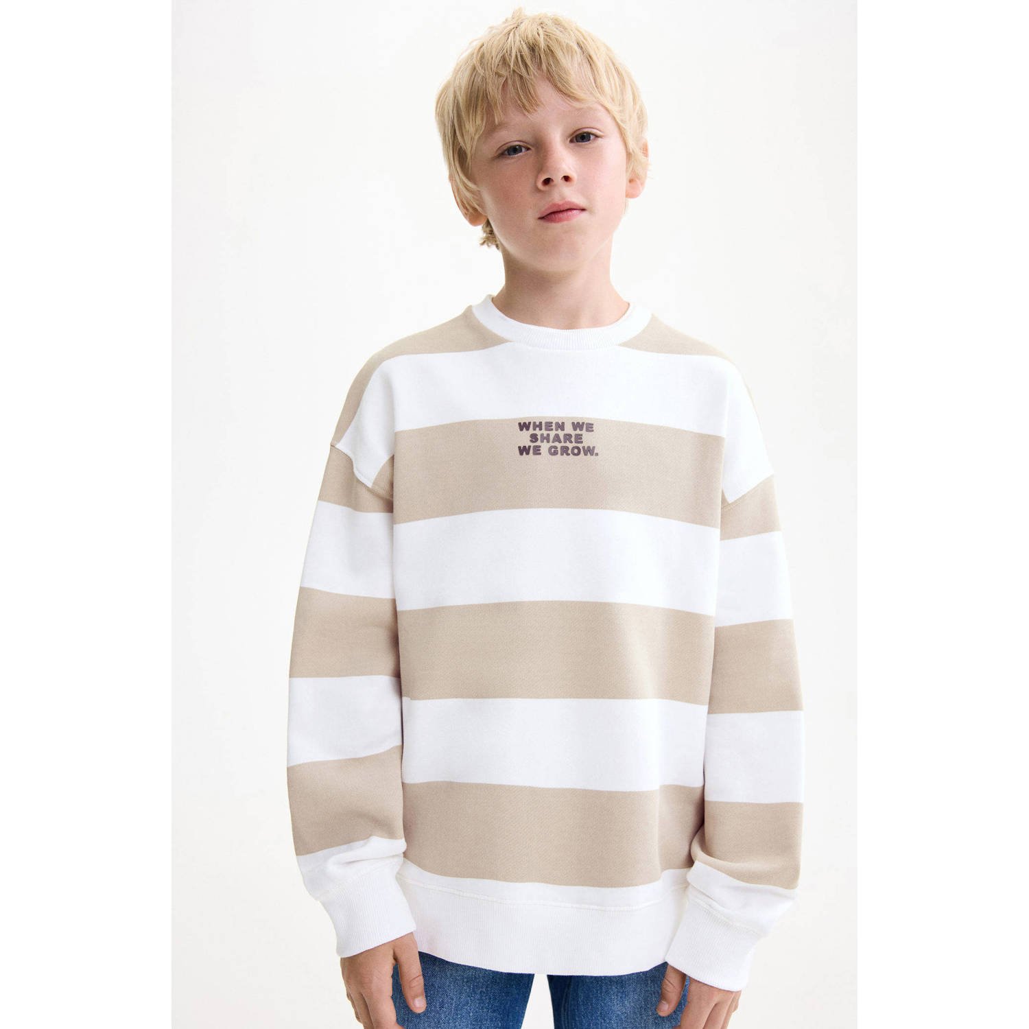 Mango Kids sweater beige