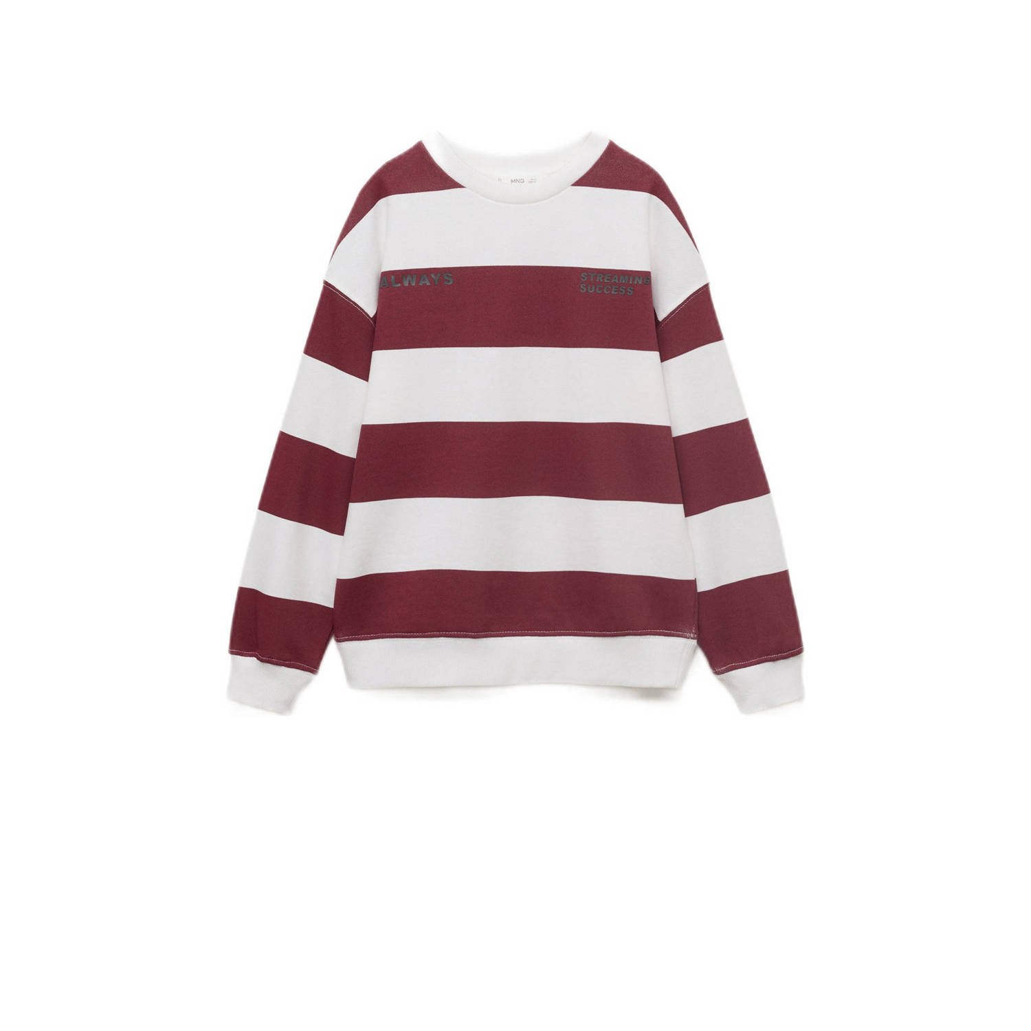 Mango Kids sweater donkerrood