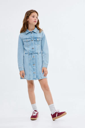 denim spijkerjurk light blue denim