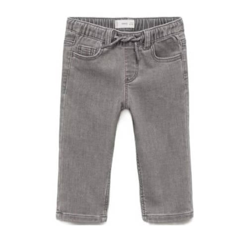 Mango Kids regular waist regular fit jeans grey denim afbeelding