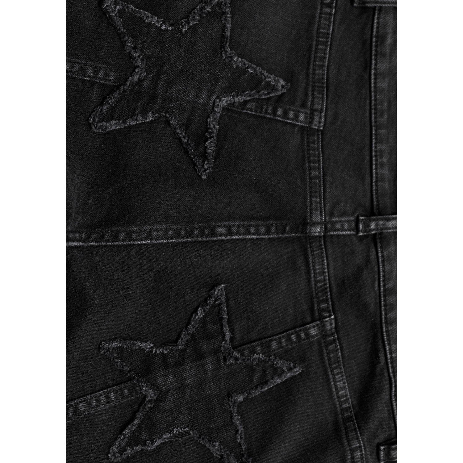 MANGO TEEN low waist straight leg jeans grey denim