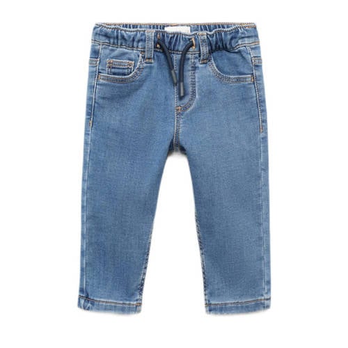 Mango Kids regular waist regular fit jeans medium blue denim afbeelding