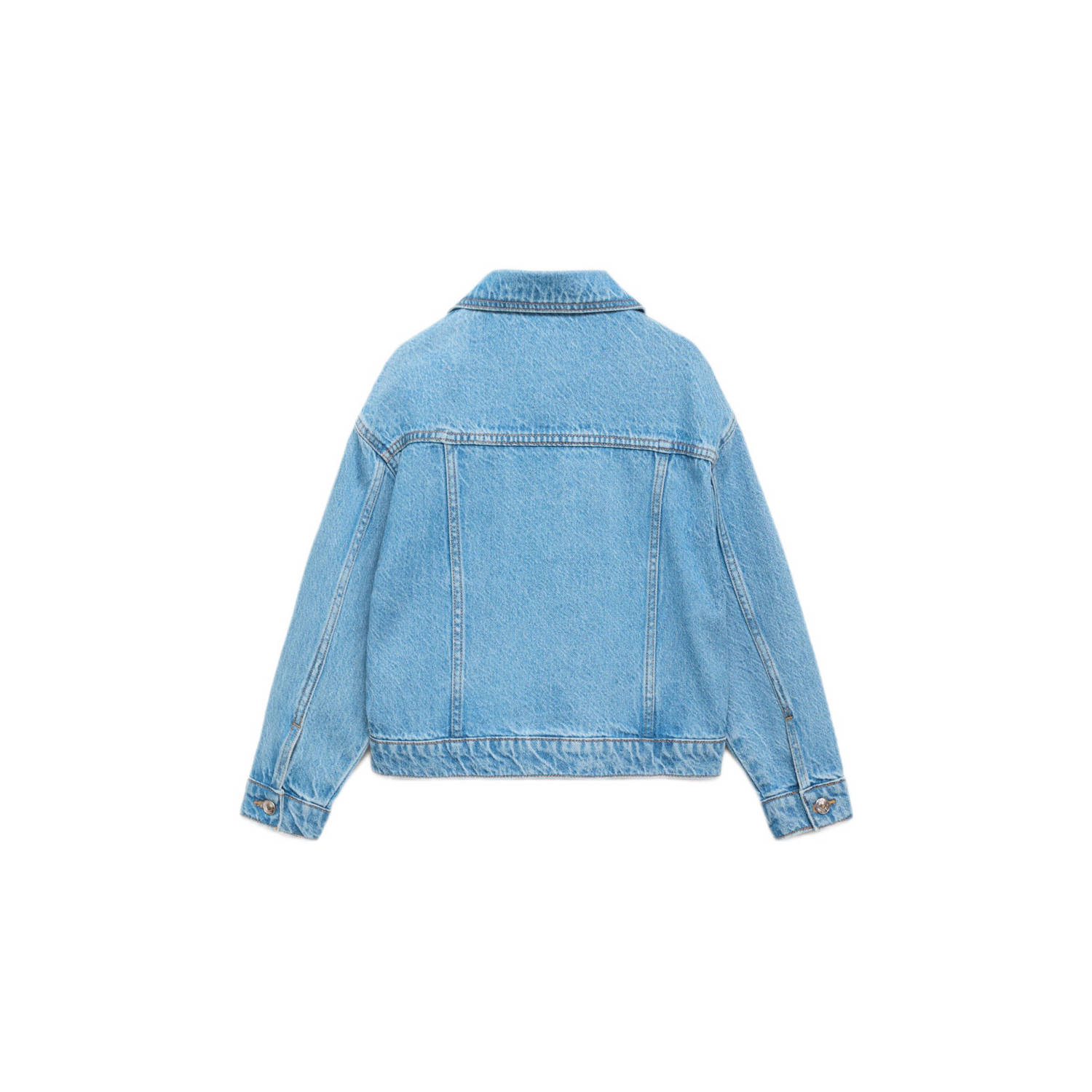 Mango Kids denim spijkerjas lichtblauw