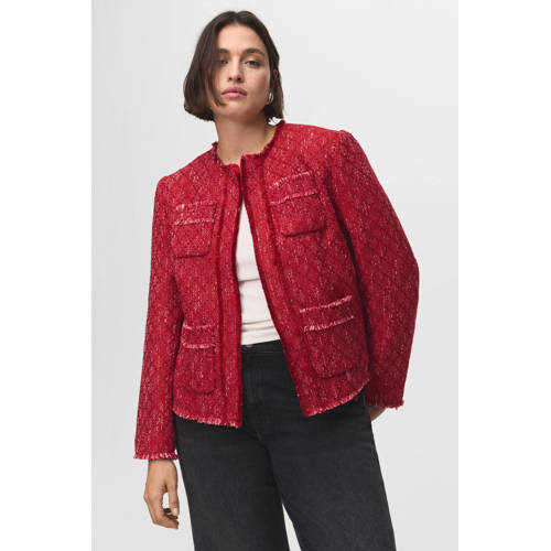 Mango jasje koraalrood afbeelding