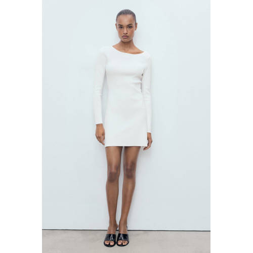 Mango mini jurk wit afbeelding