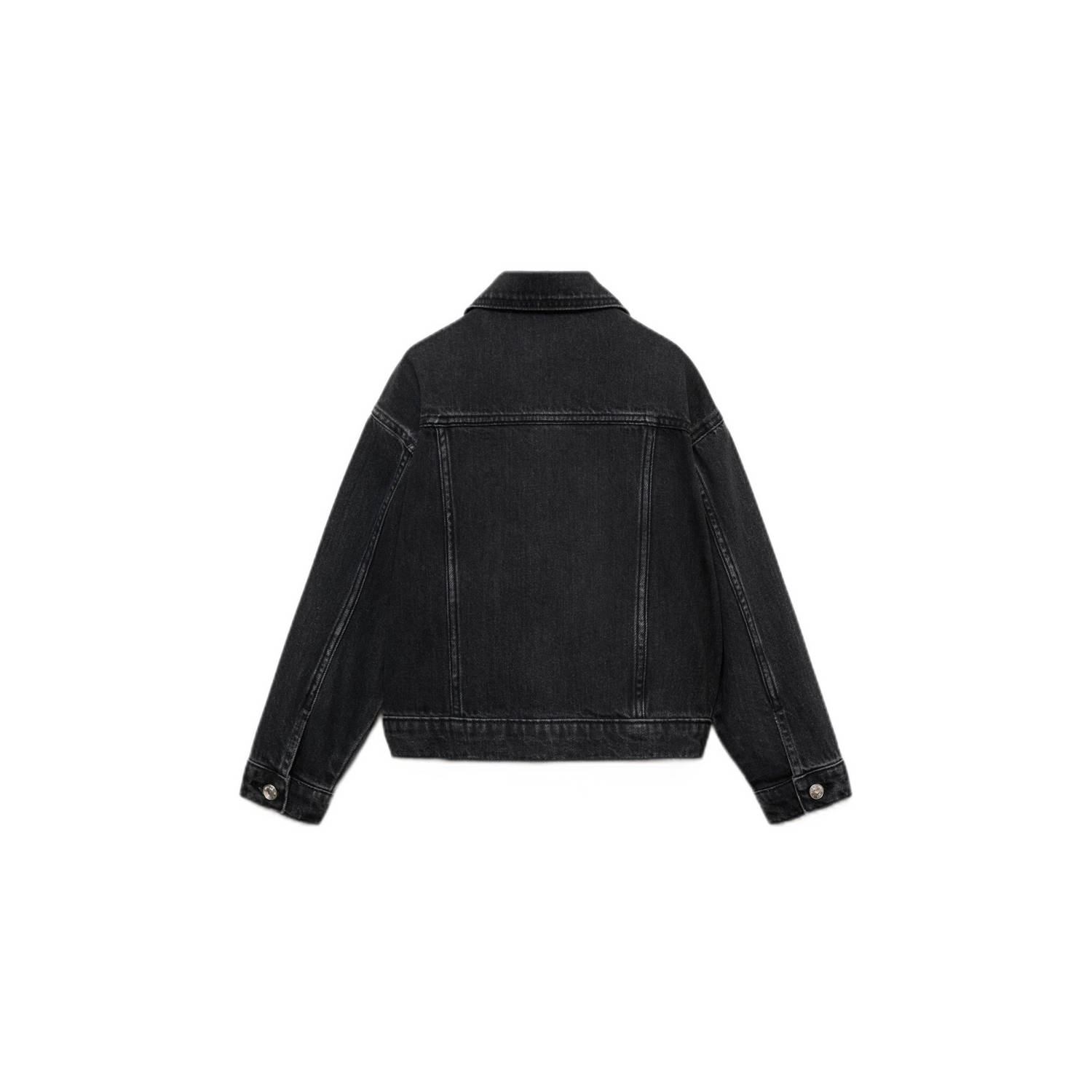 Mango Kids denim spijkerjas grijs