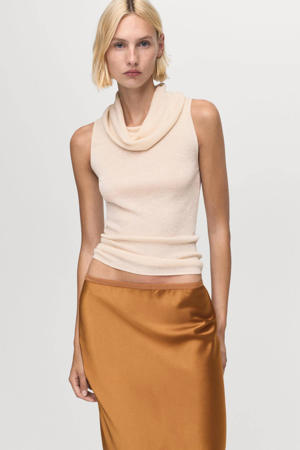 midi rok cognac