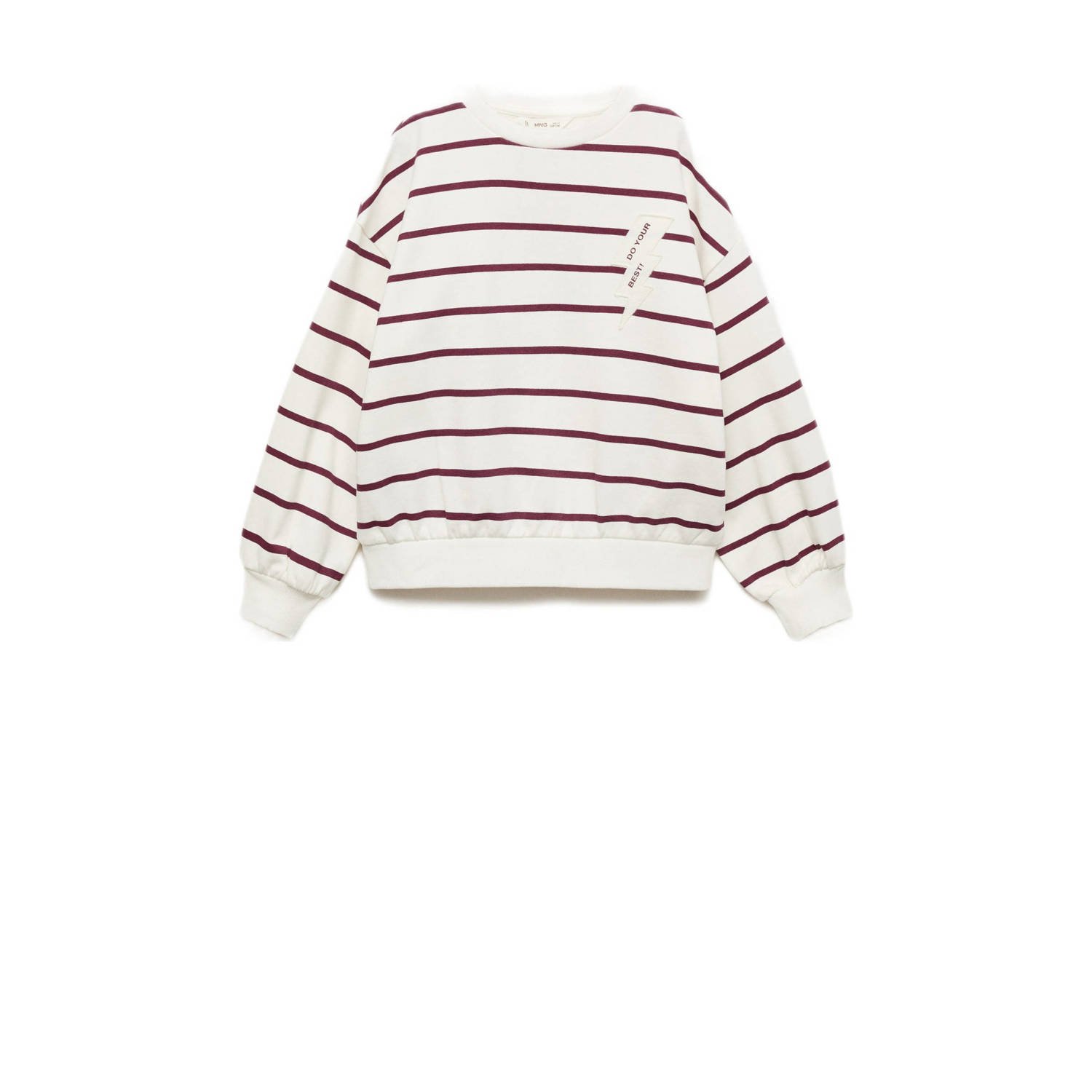 Mango Kids sweater donkerrood
