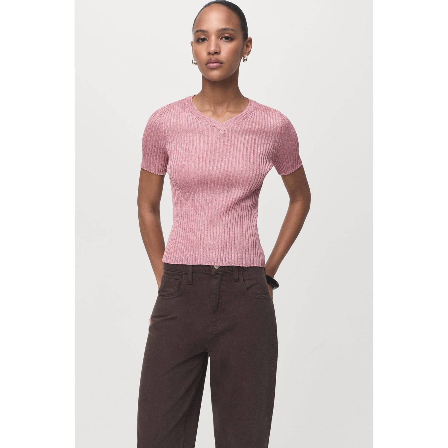 Mango top roze
