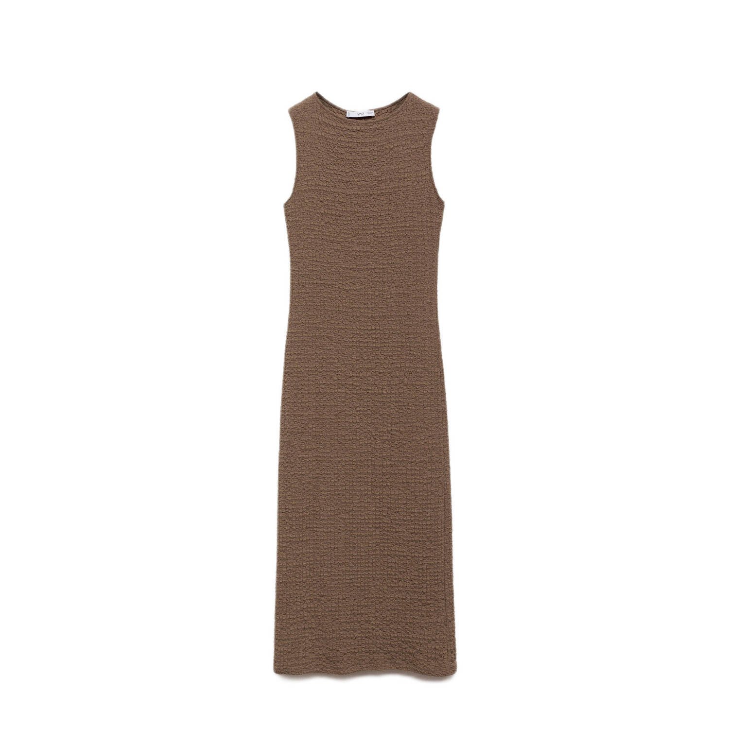 Mango bodycon jurk bruin