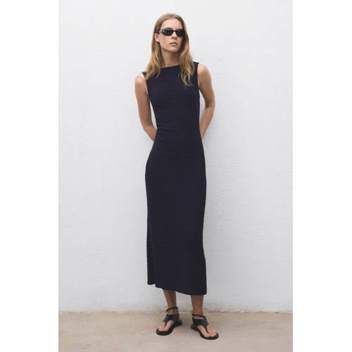 Mango bodycon jurk marine afbeelding