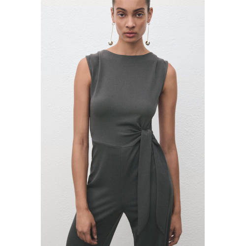 Mango jumpsuit grijs regular afbeelding
