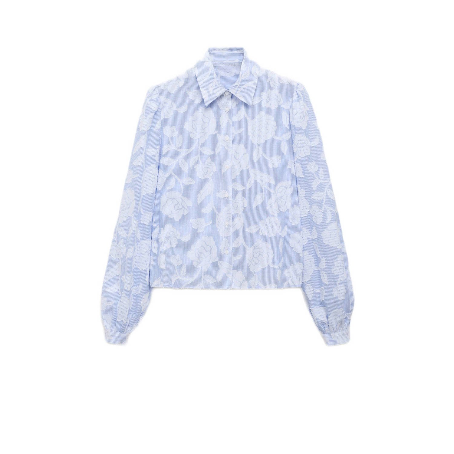 Mango blouse lichtblauw