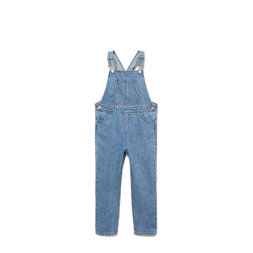 Mango Kids denim tuinbroek light blue denim afbeelding