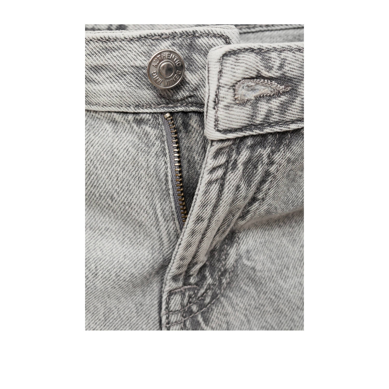 MANGO TEEN wide leg jeans grey denim