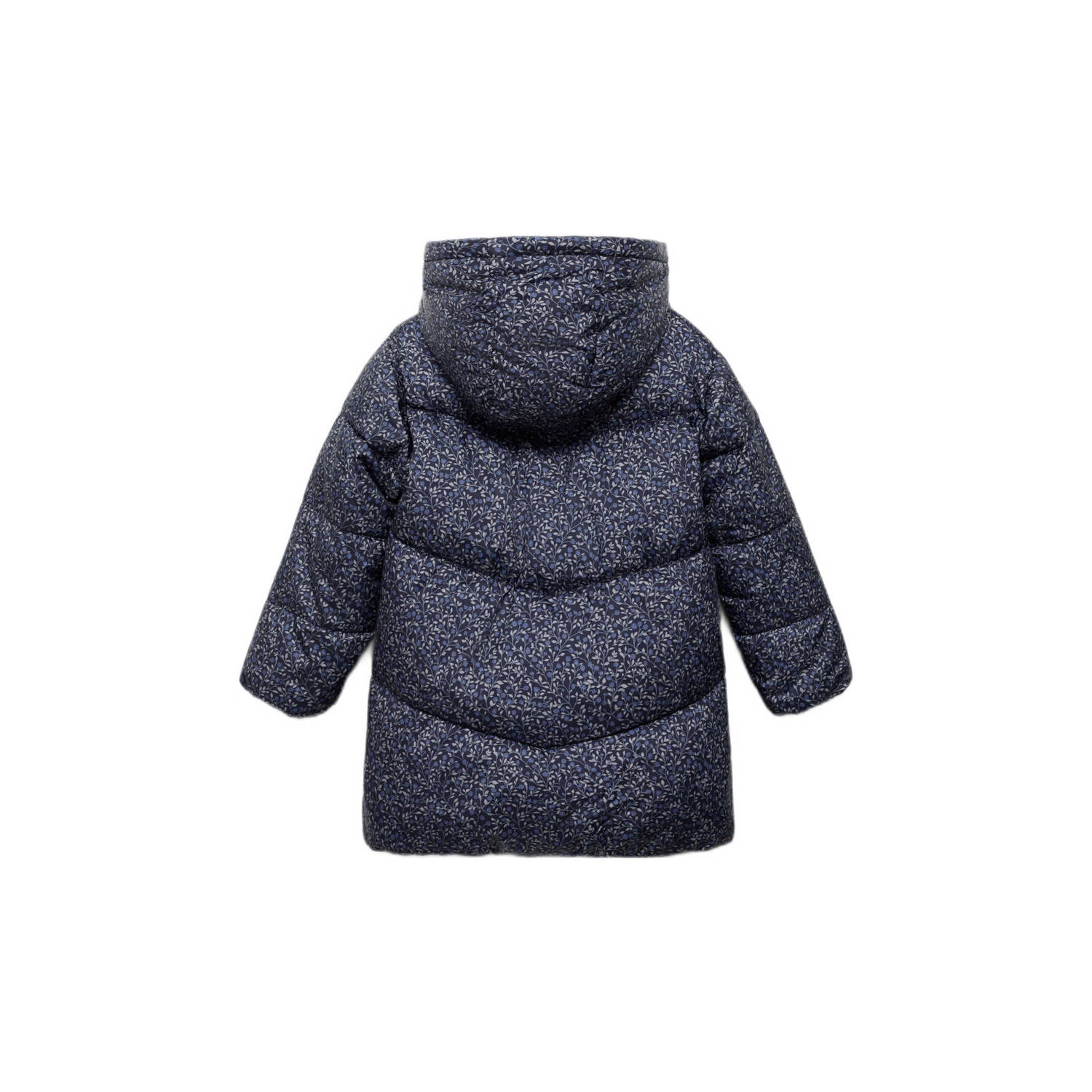 Mango Kids gewatteerde jas donkerblauw