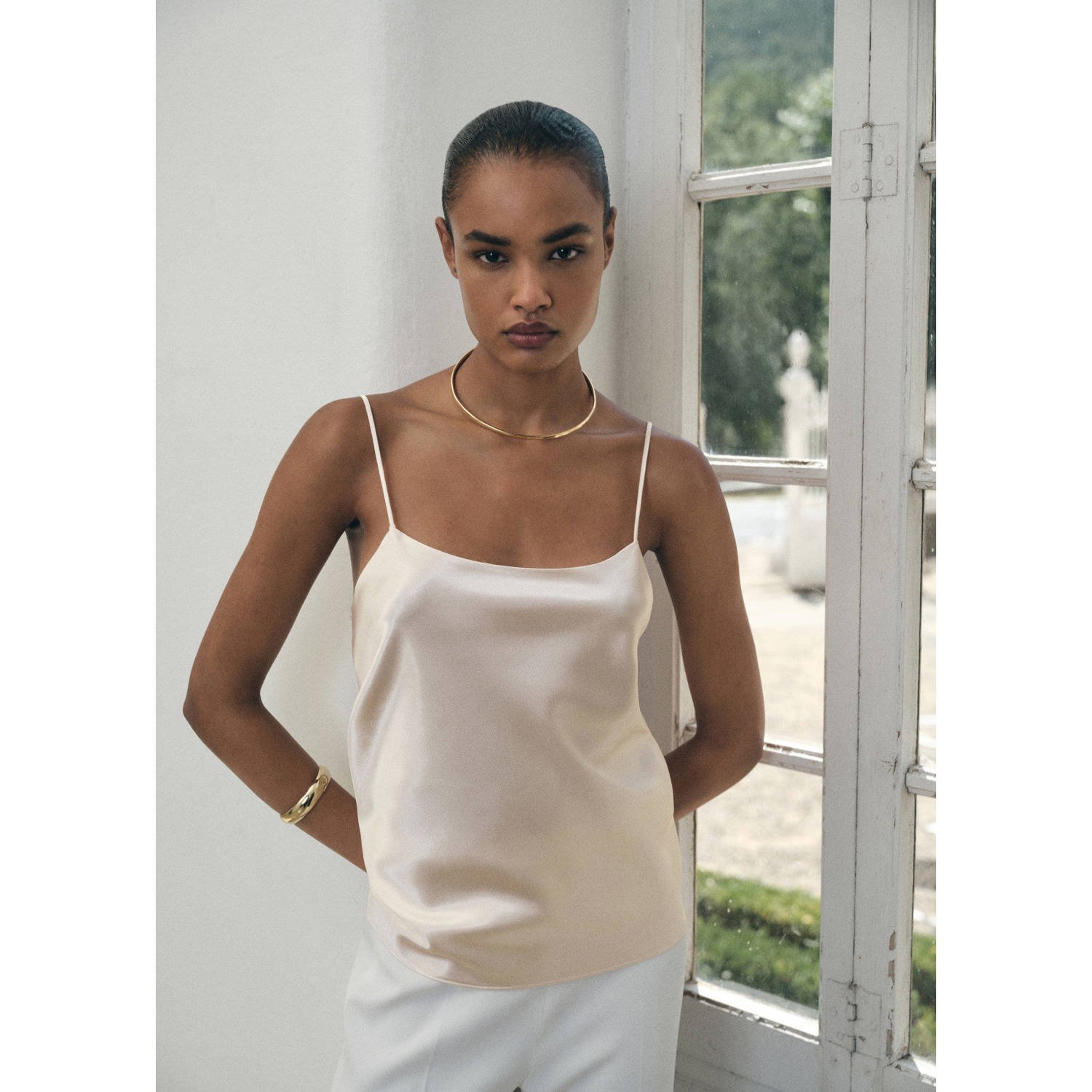 Mango top beige
