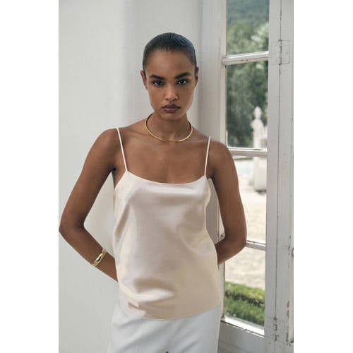 Mango top beige afbeelding