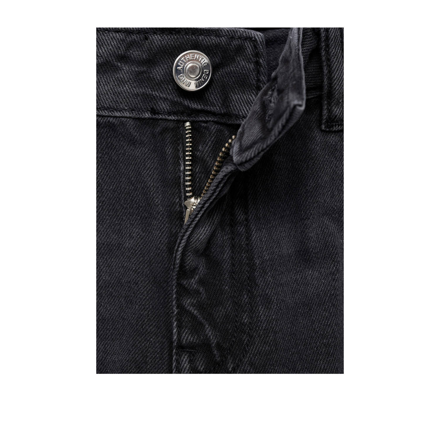 MANGO TEEN straight leg jeans grey denim