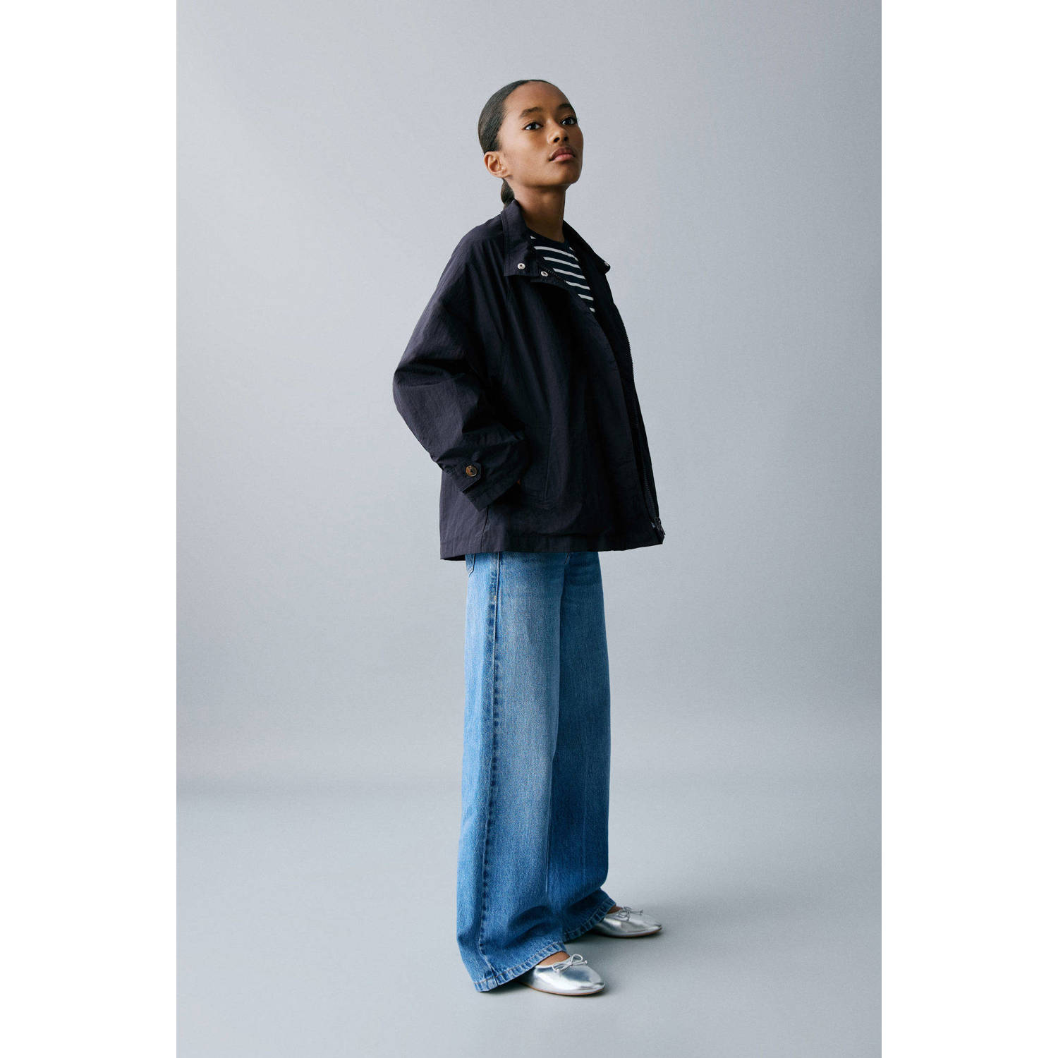 Mango Kids tussenjas marine