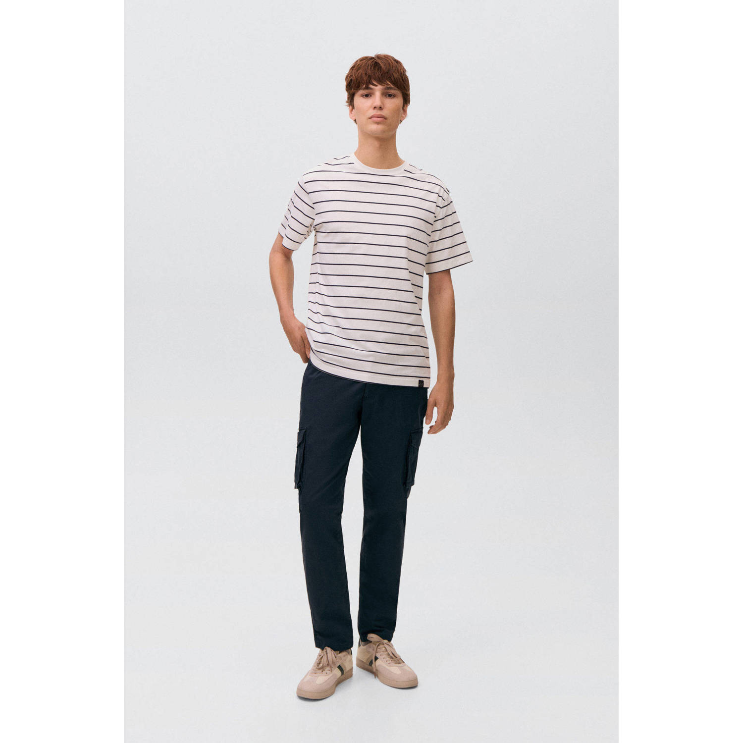 MANGO TEEN cargo broek donkerblauw
