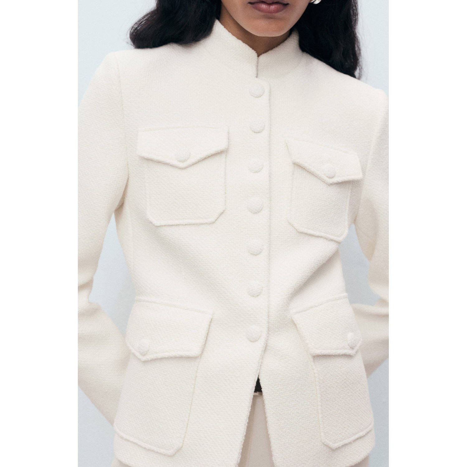 Mango regular blazer wit