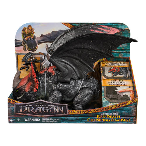 How To Train Your Dragon Red Death Chomping Rampage Playset afbeelding