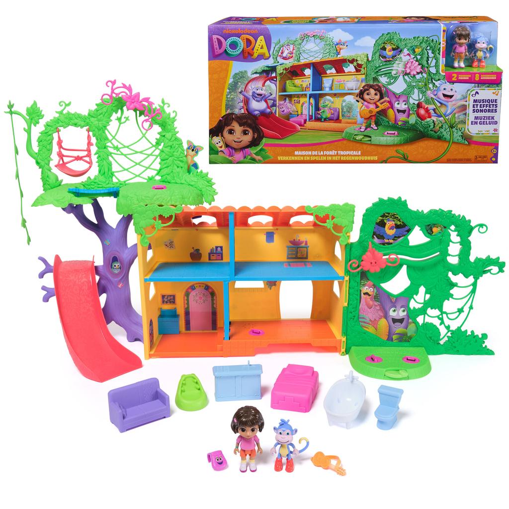 Dora Boomhuis Speelset met muziek & geluid (NL/FR)
