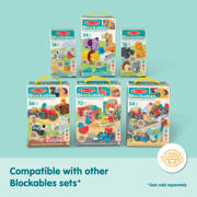 thumbnail: Melissa & Doug  Blockables Vehicles Play Set (54pc)