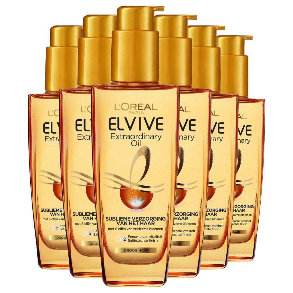 L'Oréal Paris Elvive Extraordinary Oil haarolie - 6 x 100ml