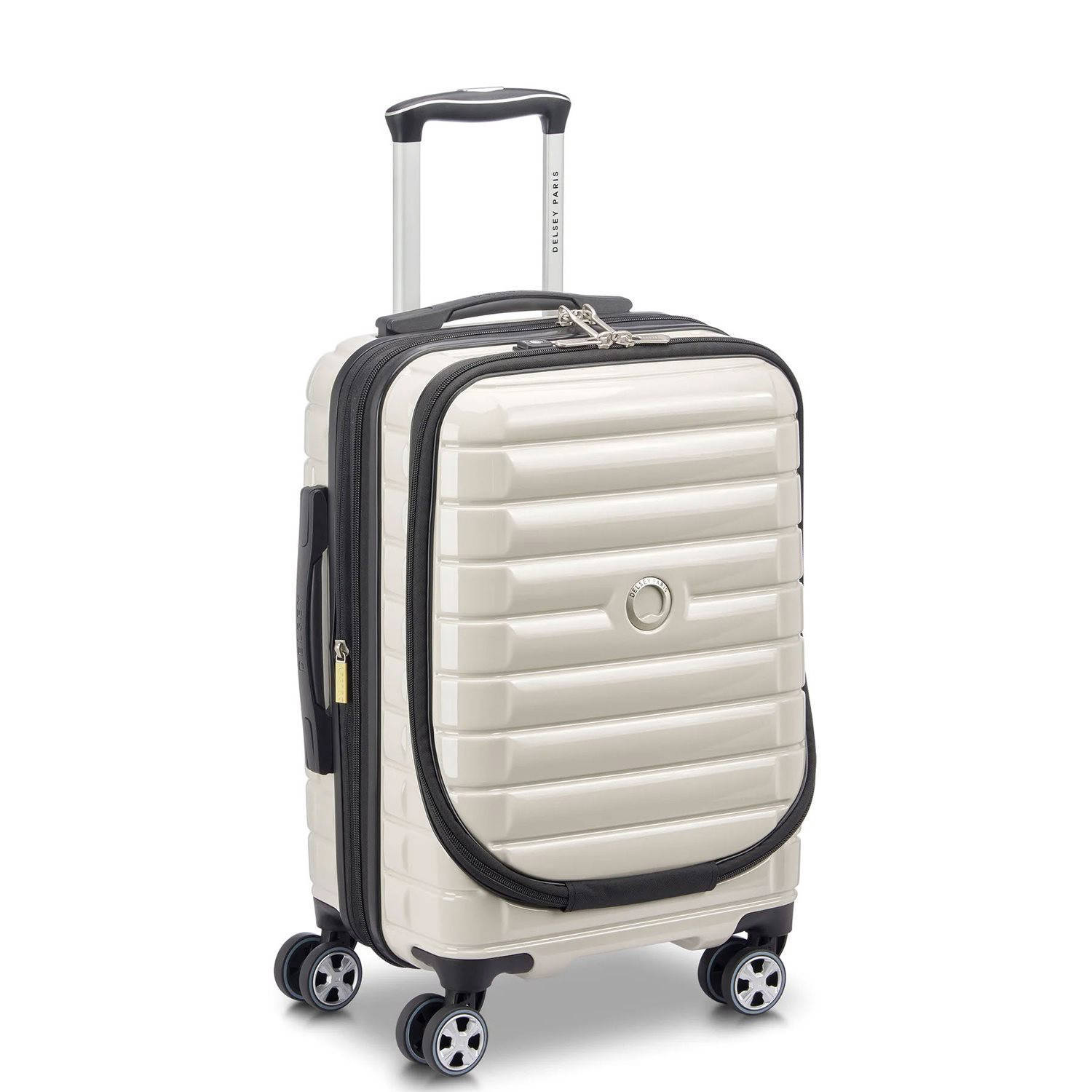 Delsey trolley Shadow 5.0 55 cm. Expandable ecru