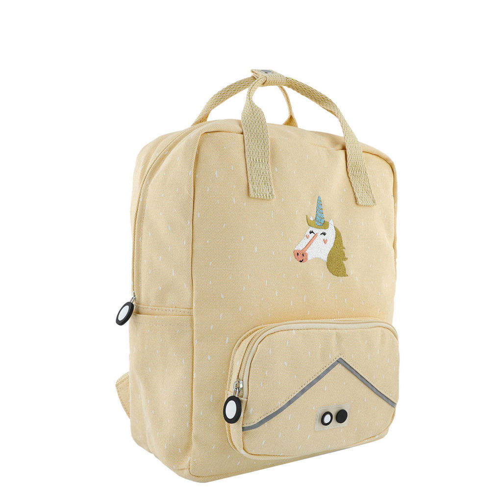 Trixie rugzak Mrs. Unicorn Large lichtgeel