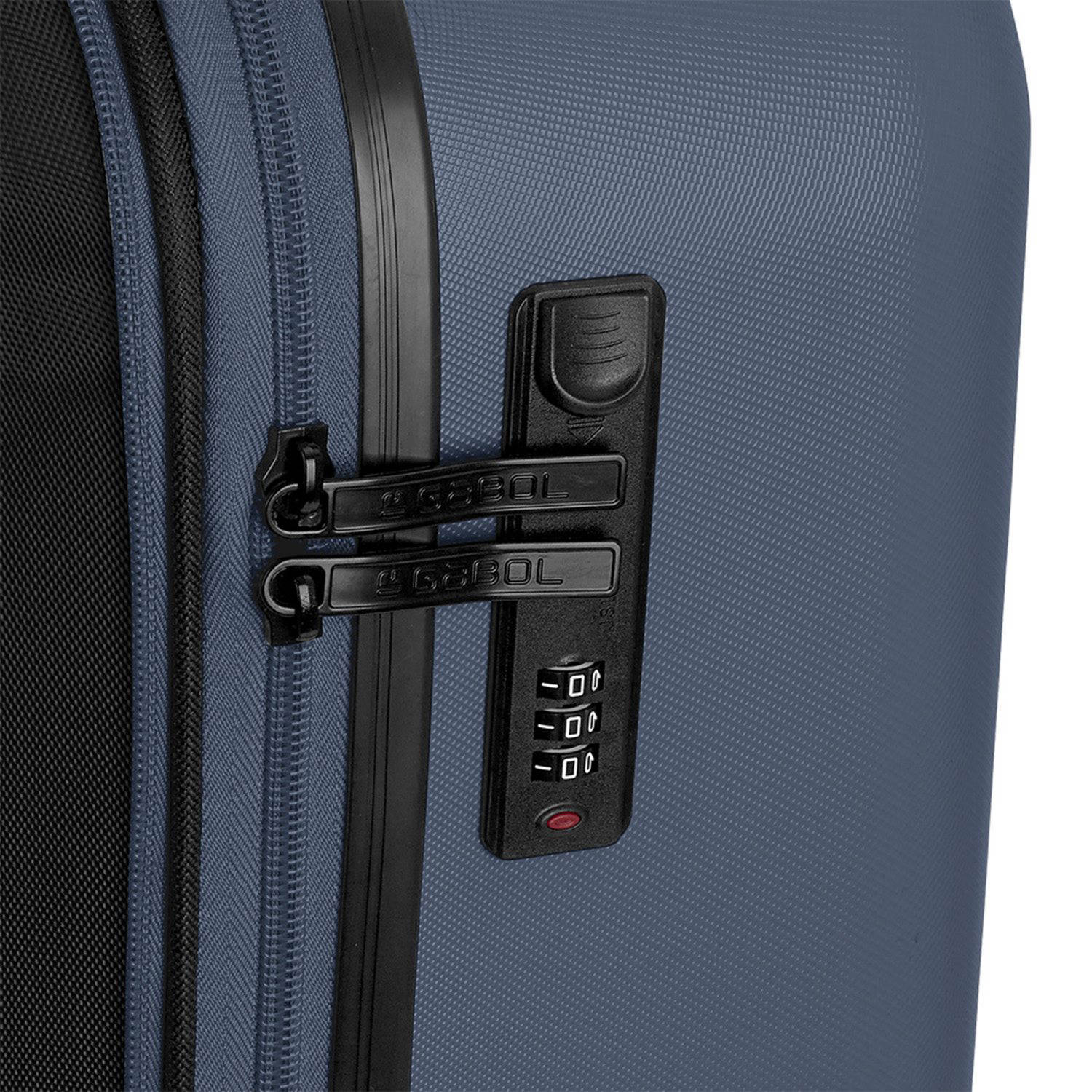 Gabol trolley Future Plus 55 cm. donkerblauw