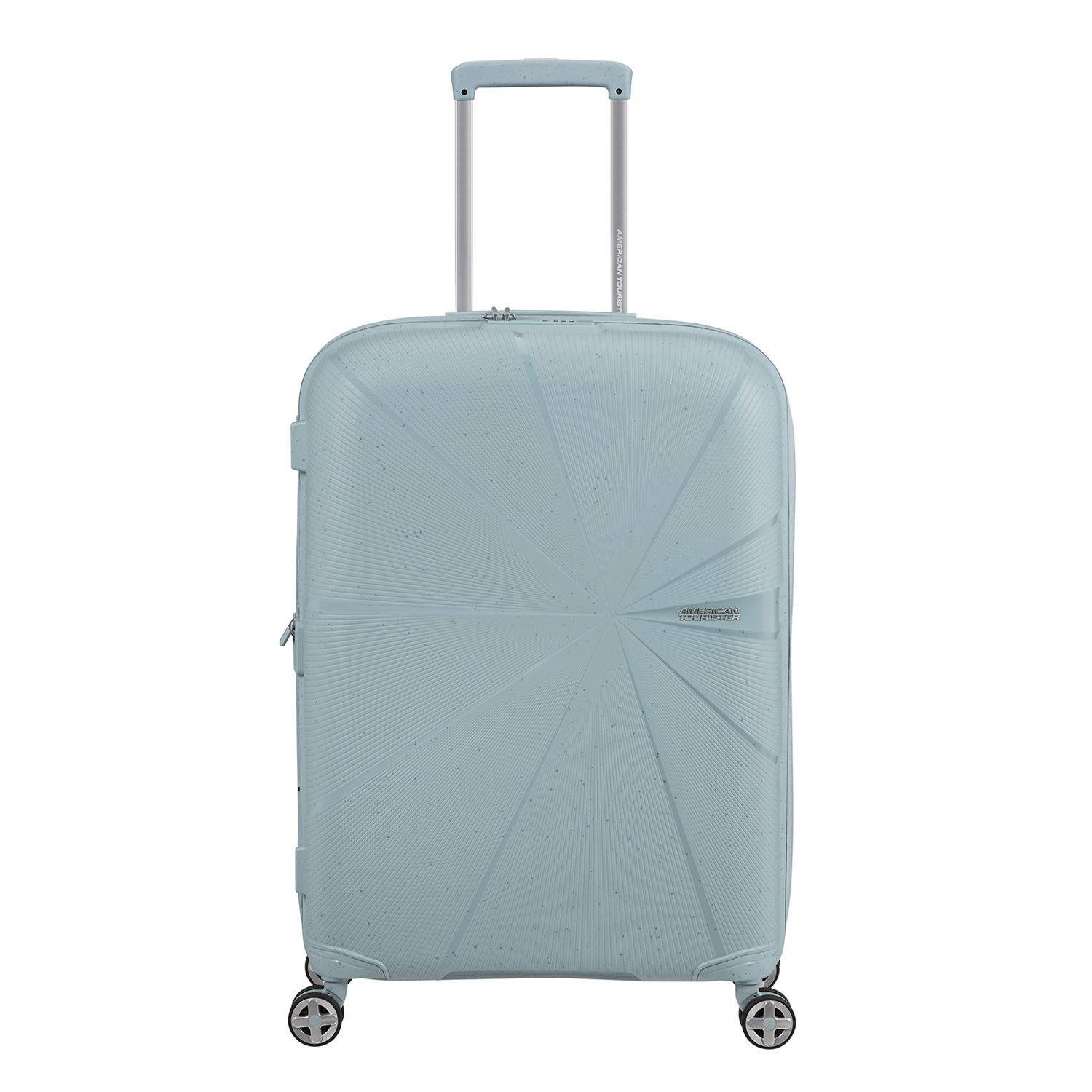 American Tourister trolley Starvibe 67 cm. Expandable lichtblauw