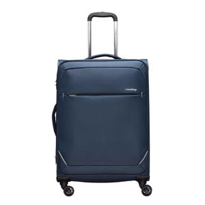 trolley The Base Soft 68 cm. donkerblauw