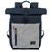 Travelite rugzak Basics Rollup donkerblauw/grijs