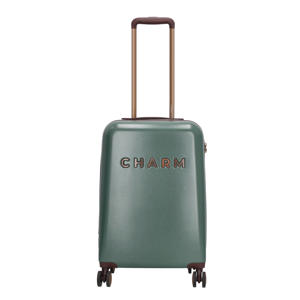 trolley Capetown 55 cm. donkergroen