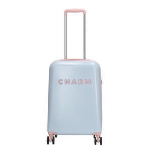 trolley Capetown 55 cm. lichtblauw