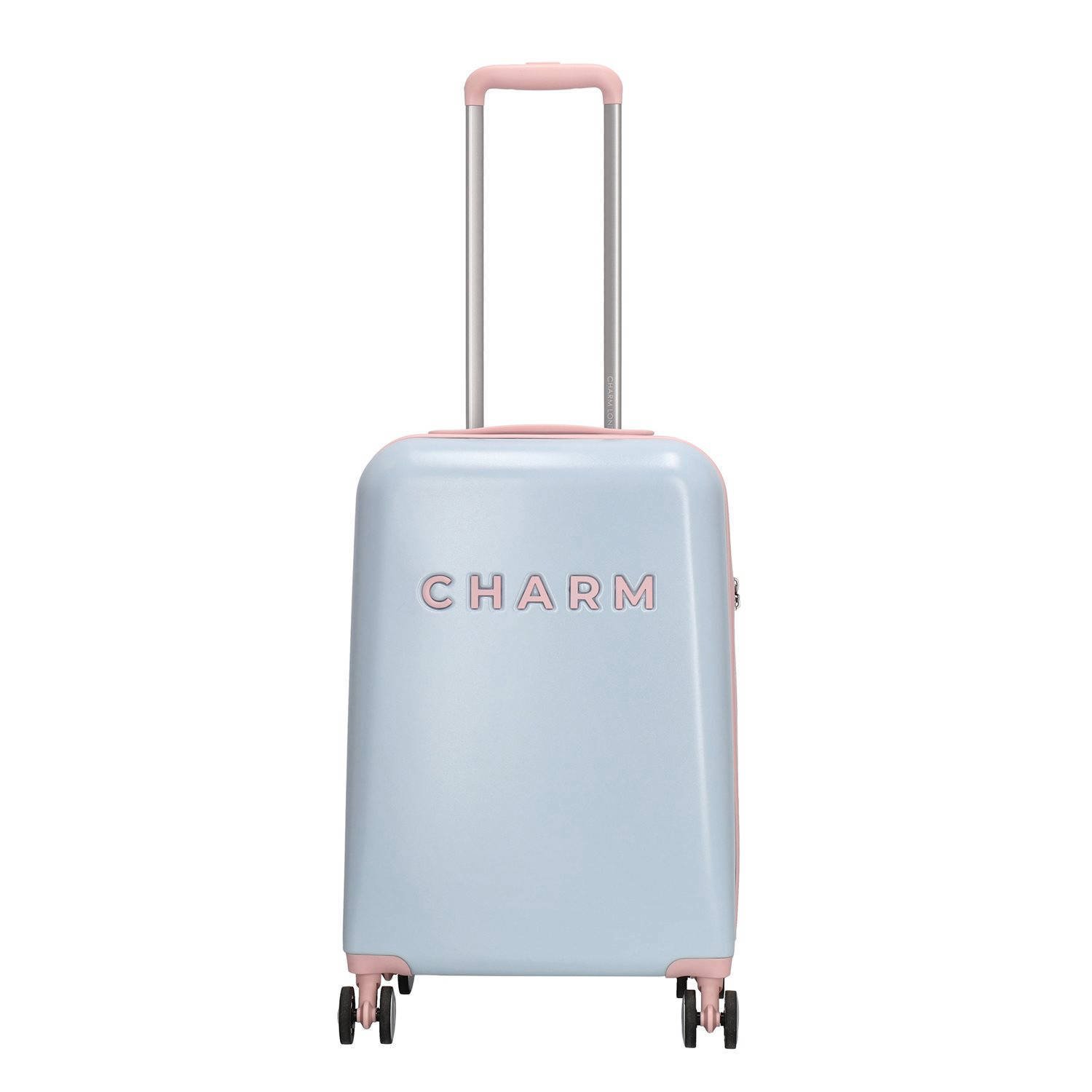 Charm trolley Capetown 55 cm. lichtblauw