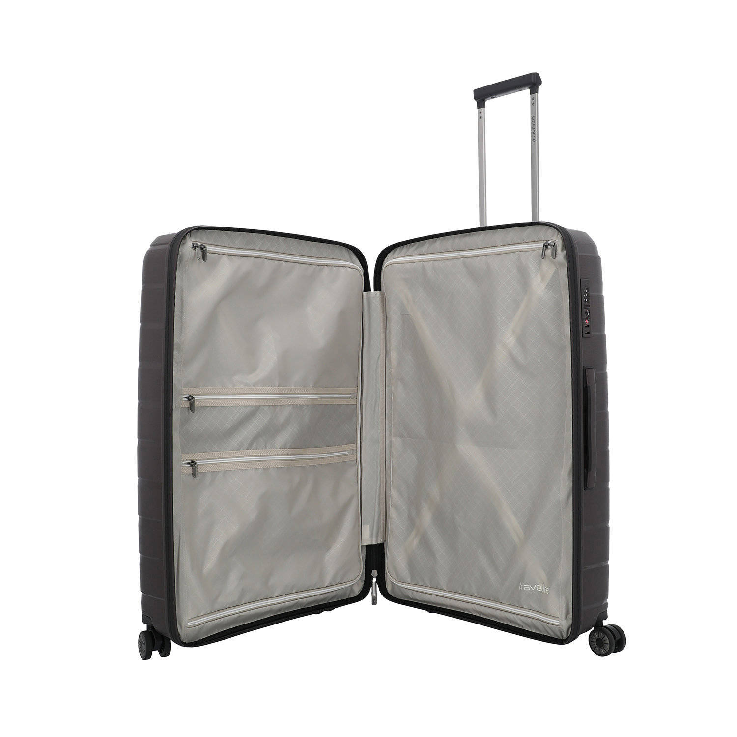 Travelite trolley Air Base 77 cm. donkerbruin