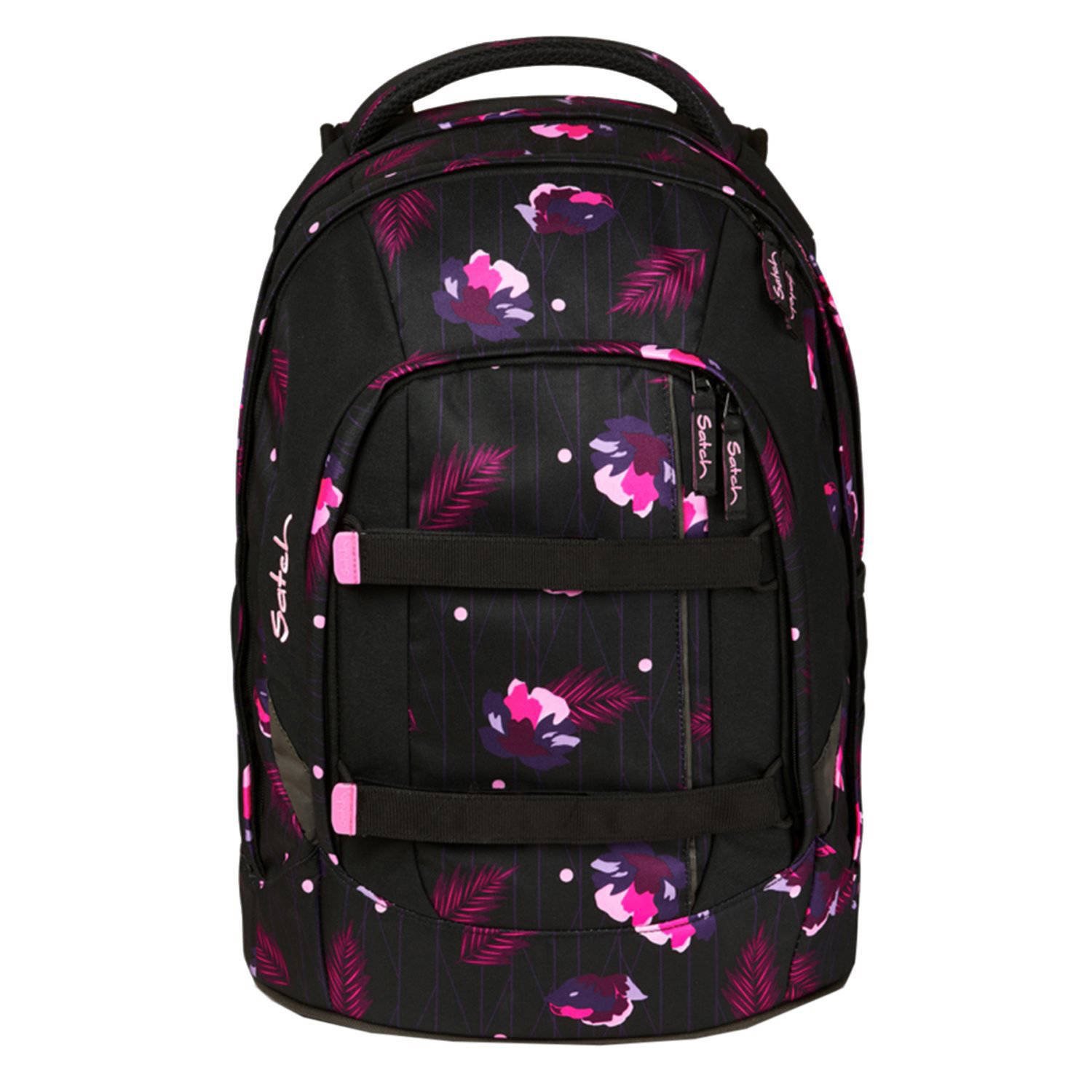 Satch rugzak Pack School zwart roze