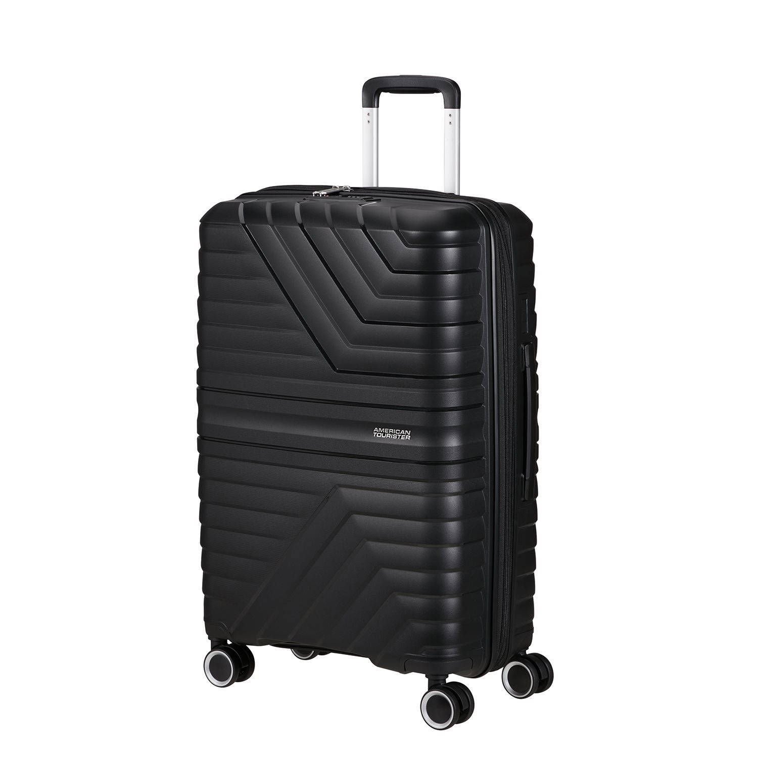 American Tourister trolley Flytwist 67 cm. Expandable zwart